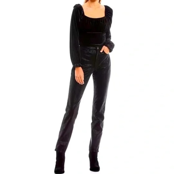 C&V Chelsea & Violet-High Rise Skinny Shiny Jeans NWT - Picture 1 of 14